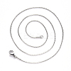 Non-Tarnish 304 Stainless Steel Boston Link Chain Necklace NJEW-S420-005B-P-3
