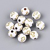 Plating Acrylic Beads PACR-Q113-01-1