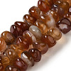 Natural Red Agate Beads Strands G-NH0017-C01-01-1