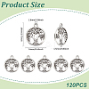 120Pcs Tibetan Style Alloy Pendants FIND-UN0007-20AS-3