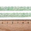 Crackle Transparent Glass Beads Strands GLAA-N069-03A-04-4