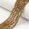 Electroplate Glass Beads Strands EGLA-A034-T8mm-L10-1