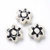 Handmade Porcelain Flower Beads Strands PORC-G006-16A-4