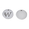 Non-Tarnish 304 Stainless Steel Charms LS-STAS-T059-26P-W-3