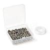 100Pcs 8mm Grade AA Natural  Labradorite Round Beads DIY-LS0002-58-7
