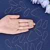 200Pcs Brass Hoop Earrings KK-NB0002-44-3