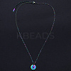 201 Stainless Steel Pendants Necklaces NJEW-S105-JN627-12-2