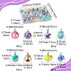 32Pcs 4 Styles AB Color Resin  Pendants RESI-FS0001-84-4