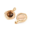 Natural Tiger Eye Pendants KK-H538-22B-G-2