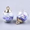 Glass Ball Pendants LS-X-GLAA-T003-07B-2