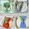 PVC Leaf Napkin Rings AJEW-CP0006-67B-5