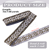1 Bundle Ethnic Style Polyester Jacquard Floral Ribbon OCOR-LP0001-04-2