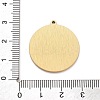 304 Stainless Steel Pendants STAS-Q002-06G-3