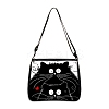 Cat Polyester Shoulder Bags PW-WG04021-05-1