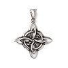 304 Stainless Steel Manual Polishing Pendants X-STAS-G267-08AS-1