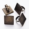 Brass Ring Components KK-J054-AB-1