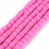 Handmade Polymer Clay Beads Strands CLAY-T020-09A-1