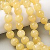 Natural Topaz Jade Beads Strands G-F818-A02-14mm-01-1