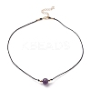 Natural Gemstone Beaded Necklaces NJEW-JN03099-3
