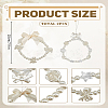 2Pcs 2 Style Plastic Beaded Mobile Phone Lanyard Wrist Strap AJEW-LP0005-93-2