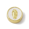 Real 18K Gold Plated Brass Enamel Beads LS-KK-A170-02G-02-1