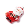 Christmas Opaque Resin Pendants LS-RESI-A049-05L-2