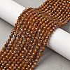 Natural Garnet Beads Strands G-C226-B01-4mm-1