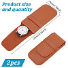 2Pcs Rectangle PU Imitation Leather Single Watch Storage Bag AJEW-GO0001-85A-2