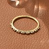 Brass Micro Pave Clear Cubic Zirconia Finger Rings RJEW-C120-19G-2