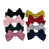 Cloth Alligator Hair Clips OHAR-S197-064-1