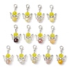 50Pcs Angel Glass Pendant Decoration HJEW-JM02645-02-S-1