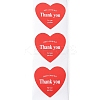 500Pcs Heart with Thank You Roll Stickers DIY-U008-01D-2