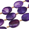Natural Fire Crackle Agate Beads Strands G-P605-L03-01E-2