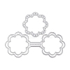 Flower Carbon Steel Cutting Dies Stencils LS-DIY-P076-07-2
