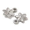 Anti-Tarnish 304 Stainless Steel Pendants STAS-Q334-51P-2