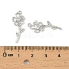 Brass Micro Pave Cubic Zirconia Pendants KK-C107-09A-P-3