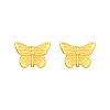 Stylish 304 Stainless Steel Butterfly Stud Earrings for Women's Daily Wear AO7472-2-2