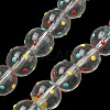 Transparent Glass Enamel Beads Strands LAMP-A001-B01-2