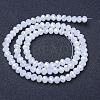 Electroplate Glass Beads Strands X-EGLA-A034-J6mm-B07-2