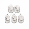 Non-Tarnish 201 Stainless Steel Pendants STAS-S119-155P-1