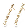 Brass Stud Earring Findings X-KK-N230-08G-NF-1