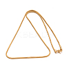 PVD Vacuum Plating 304 Stainless Steel Snake Chain Necklaces NJEW-M151-11G-2