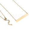 8Pcs 304 Stainless Steel Pendant Necklaces NJEW-FH0001-15G-1