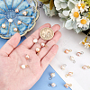 20Pcs 2 Colors Natural Cultured Freshwater Pearl Pendants PALLOY-AB00238-3