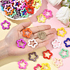 100Pcs Opaque Acrylic Pendants MACR-SP0001-92-4