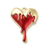 Alloy Enamel Pendants ENAM-G223-01G-01-1
