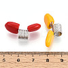 Iron Mini Spring Bead Clamps for Beading Jewelry Making TOOL-T012-01A-02-3