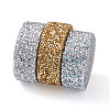 Glitter Resin Hotfix Rhinestone(Hot Melt Adhesive On The Back) OCOR-TA0001-14-2