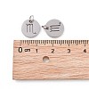 Non-Tarnish 304 Stainless Steel Charms STAS-Q201-T445-8S-4