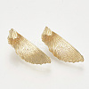 Brass Stud Earring Findings KK-T027-114G-1